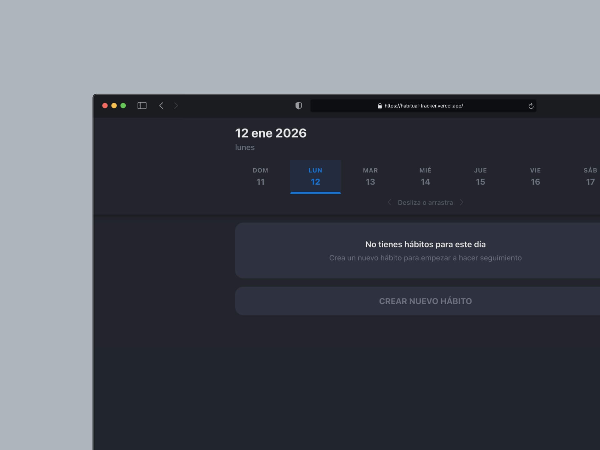Habitual Tracker